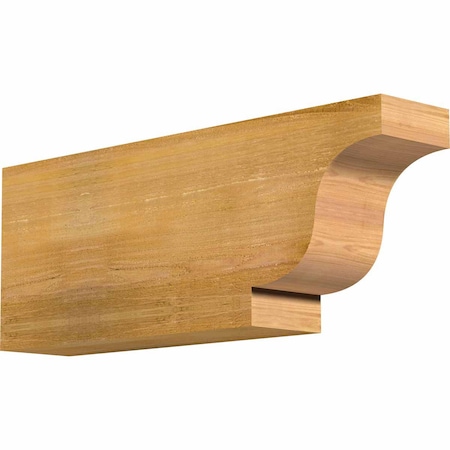 Ekena Millwork Newport Rough Sawn Rafter Tail, Western Red Cedar, 6"W x 12"H x 32"L RFT06X12X32NEW00RWR